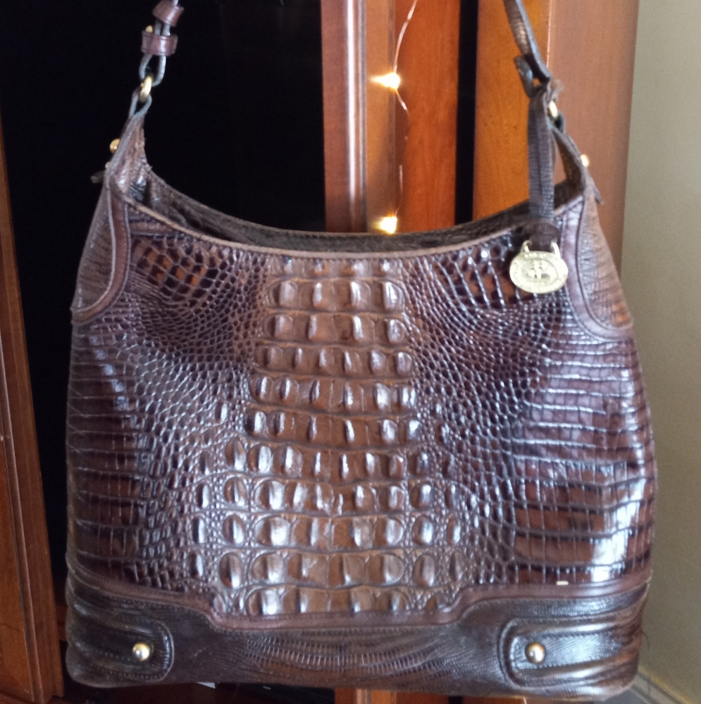 Brahmin Pecan Leather Shoulder Bag